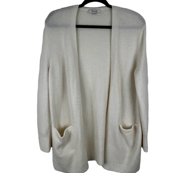 Madewell Cozy Walker Cardigan Wool Alpaca Blend Open Front Cardigan Sweater Sm - Picture 2 of 5